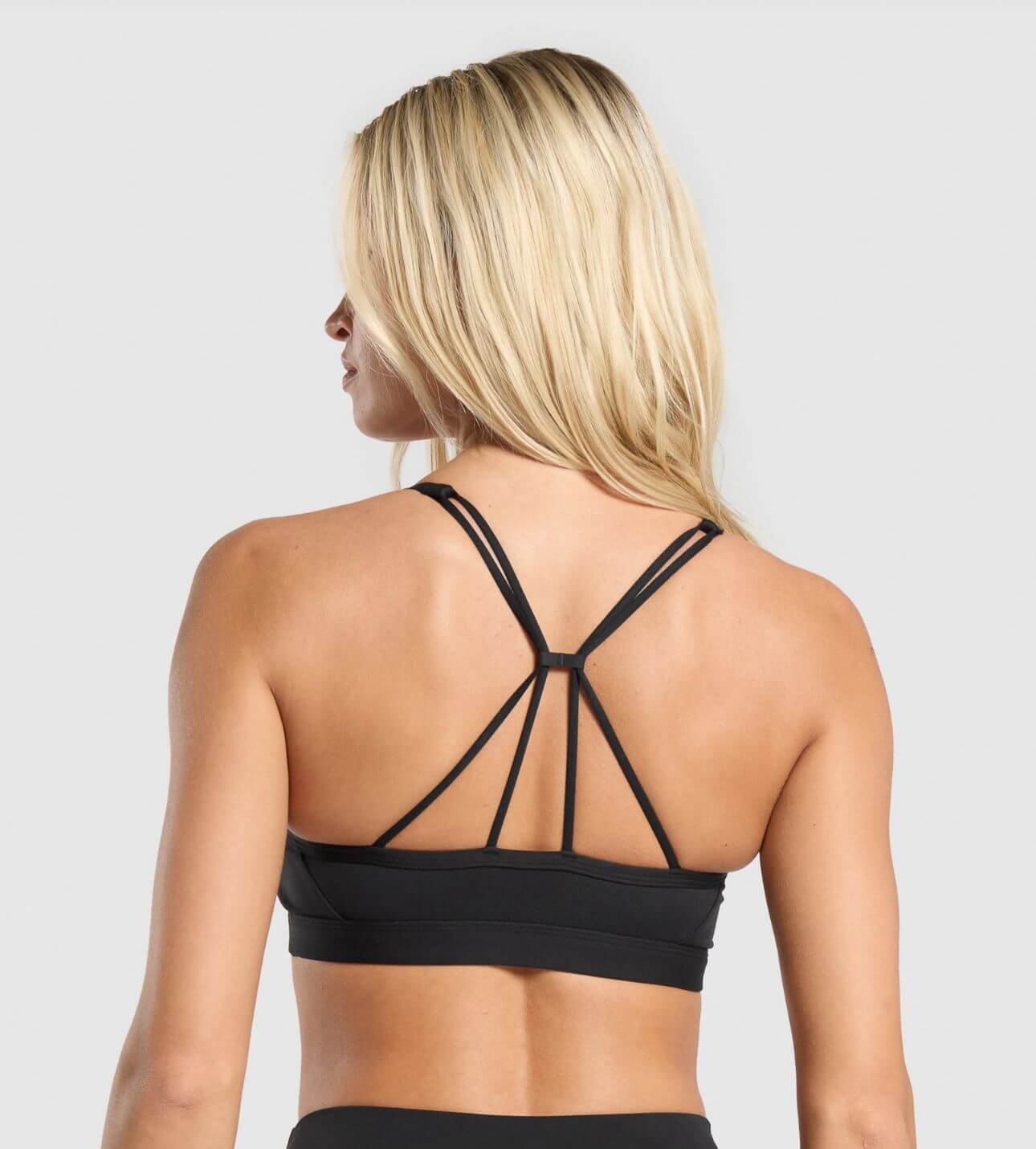 Ruched Strappy Sports Bra - Image 5