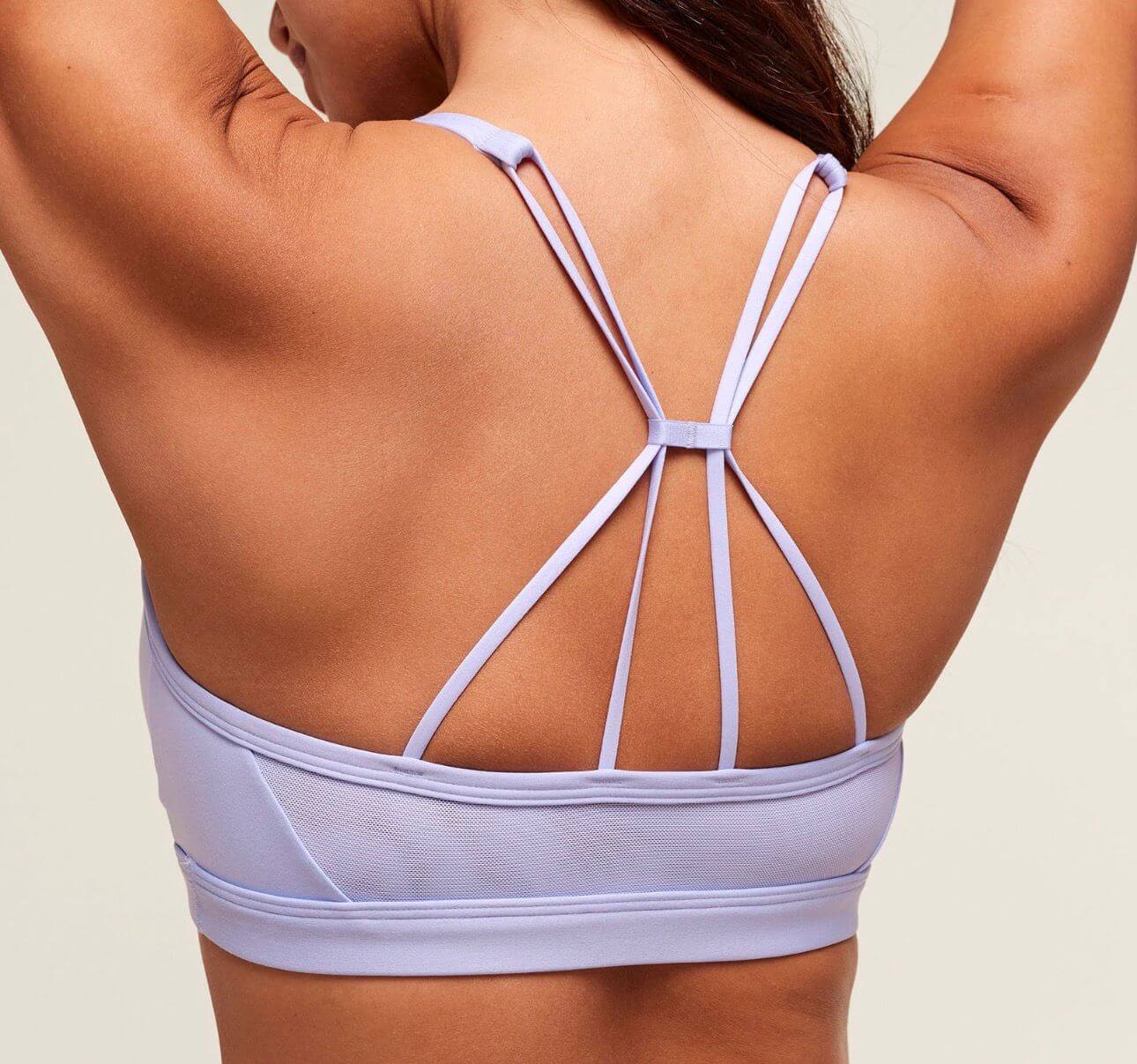 Ruched Strappy Sports Bra - Image 5
